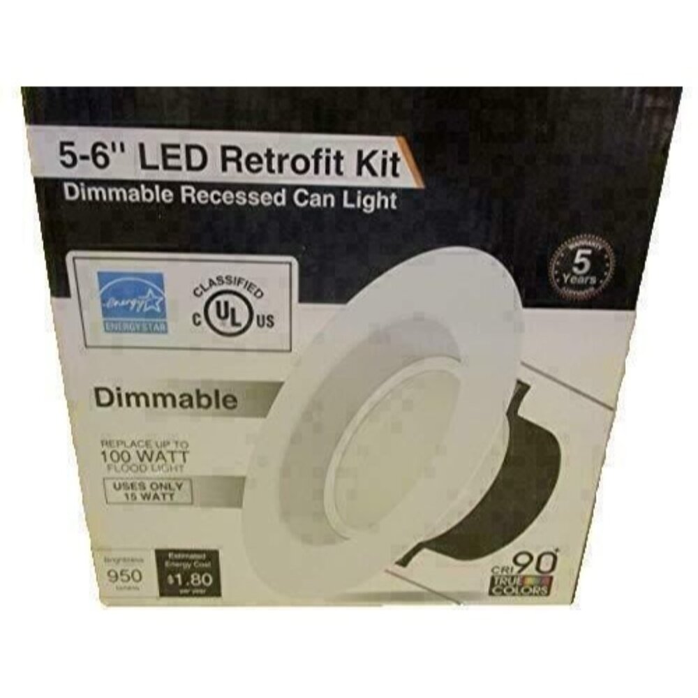Recessed Can Light 5-6" LED Retrofit KIt